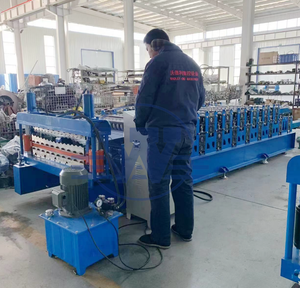 Aluminum Corrugated Steel Forming <b>Making</b> <b>Machine</b> Double Layer Roof <b>Tile</b> Roll Forming <b>Machine</b> Roll Formers Roll Forming <b>Machine</b> - Product Image 3