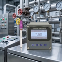 Pengontrol/Meter Analisa PH/ORP Industri Biaya Rendah dengan Sensor OEM/ODM yang Dapat Disesuaikan JIRS PH ORP-6850 Garansi 3 Tahun