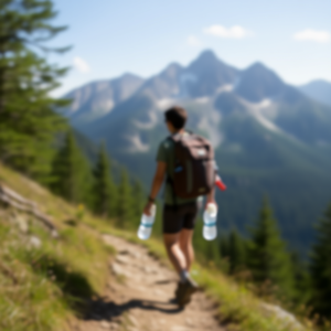 Central Tap For Water <b>Bottle</b> With Straw And Red Valve 30 Ml Capacity - Product Image 3