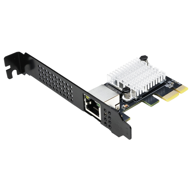 Factory OEM 10G Ethernet Network Card 1 Port PCIe 4.0 X1 10G RJ45 Lan Card for Realtek8127(PXE) Multi-Gigabit Network SpeedsCHON