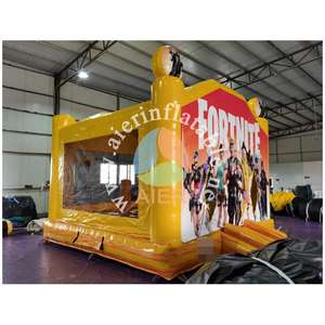Château gonflable à thème de 15 pieds avec impression de personnages pour les enfants, idéal pour les fêtes en intérieur, les événements de jeux, la location commerciale et les équipements de jeu. - Product Image 3