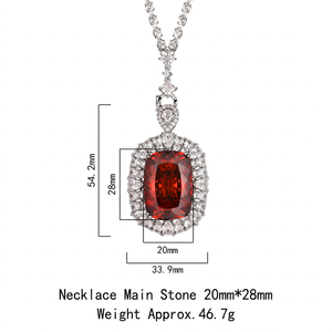 Elegant Jewelry Smooth Finish Eco-friendly <b>Copper</b> Bezel Setting Cubic Zirconia Pendant Necklace for Wedding Anniversary - Product Image 4