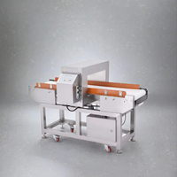 Détecteur de métaux automatique en acier inoxydable IP65, machine de détection de métaux à convoyeur pour les biscuits aux pépites de chocolat