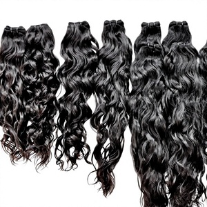 Prix d'usine Extensions de cheveux vierges bruts non traités, double trame machine, raides crépus et ondulés profonds, lots de cheveux humains - Product Image 5