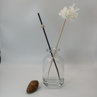 Bouteilles diffuseurs en verre de haute qualité avec bouchon en liège et joint en caoutchouc, logo personnalisé, faible MOQ, boîte, rechargeables, pour la maison