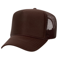 Gorras Trucker de Espuma con Bordado 3D de 5 Paneles, Malla de Corona Alta y Cadenas, para Logotipo Personalizado, Gorra Trucker Lisa
