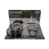 Présentoir pour écouteurs en acrylique personnalisé pour accessoires de téléphone portable, présentoirs durables pour produits avec fonction de connexion sans fil