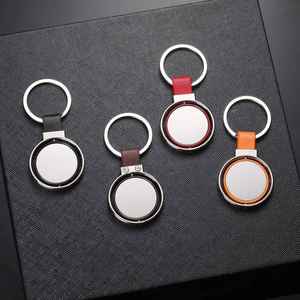 Customized <b>Keyring</b> Rotatable Metal Carabiner UV Full Print Keychain Luxury Sublimation Key Holder - Product Image 4