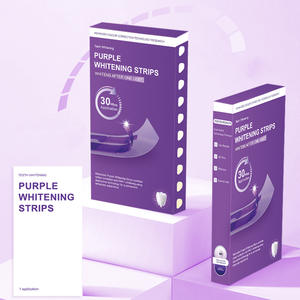 7 Bags Bright <b>Purple</b> <b>Whitening</b> Strips New Formula Residual Free V34 <b>Teeth</b> <b>Whitening</b> Strips - Product Image 4