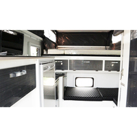 Caravane tout-terrain en vente, modèle coulissant, pour pick-up 4x4, boîte de camping, remorque, plateau de camion