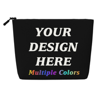 Pochette de maquillage légère personnalisée en gros avec impression de logo, photo et texte – Trousse de toilette de voyage pour femme