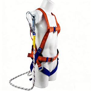 Cinturón <span class=keywords><strong>de</strong></span> Seguridad <span class=keywords><strong>de</strong></span> Poliéster <span class=keywords><strong>de</strong></span> Alta Resistencia, Arnés Ajustable en Altura para Protección Contra Caídas con Paracaídas - Product Image 1
