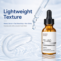 Sérum Visage Hydratant à l'Acide Hyaluronique et 4% de Niacinamide pour une Peau Éclatante, Minimise les Pores et Atténue les Marques d'Acné – Soin Personnalisable (Marque Privée)
