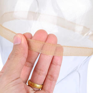 ขายส่งบรรจุภัณฑ์แบบกำหนดเอง วิกผมระบายอากาศได้ดี สีนู้ด โปร่งแสง  วิกผมลูกไม้แบบมองไม่เห็น  วิกผมบางแบบ HD  พร้อมหมวกคลุมผม - Product Image 5