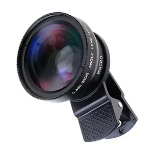 Phone Lens Kit 0.45x Super Wide Angle Super Macro Lens For Iso Android Mobile Phone Camera Lenses