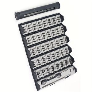 Juego de Destornilladores de Precisión de 126 Piezas, Nuevo Diseño Estilo Bambú, Aleación de Aluminio, Acero, Plástico, Manual, OEM, Caja de Venta al por Mayor - Product Image 3