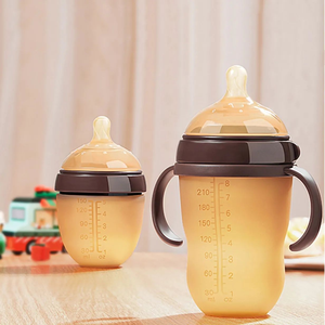 Promotion <span class=keywords><strong>Biberon</strong></span> <span class=keywords><strong>Anti</strong></span>-<span class=keywords><strong>Colique</strong></span> de Haute Qualité Sans BPA en Silicone de Qualité Alimentaire à Col Large pour Nouveau-Né - Product Image 2