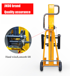 पोर्टेबल 200kg मैनुअल प्लेट स्टेकर हाथ चरखी फोर्कलिफ्ट मंच लिफ्ट टेबल्स क्रेन फोर्कलिफ्ट - Product Image 6