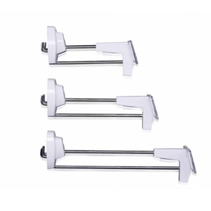 High Quality Supermarket <b>Display</b> Metal <b>Hook</b> for Slatwall Security Pegboard Lockable <b>Hook</b> With Low Price - Product Image 2