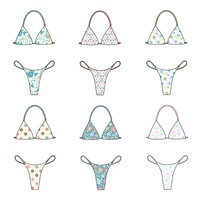 OEM ODM Custom Dames High Waist Bikini Set Groothandel Driehoekige Snel Droogende Ademend Anti-UV Plus Size Zwemkleding Rechtstreeks Van De Fabriek