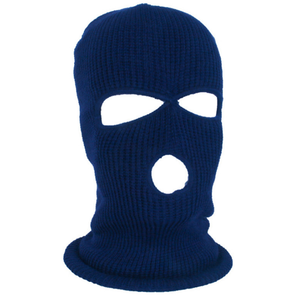 Masque de <span class=keywords><strong>ski</strong></span> 3 trous avec logo personnalisé en gros Cagoule en acrylique bon marché pour hommes et femmes - Product Image 6