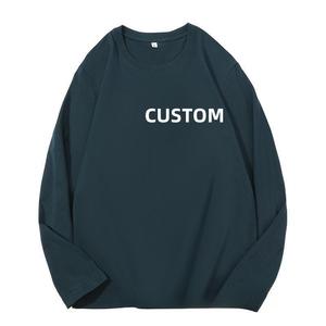 Nouveau automne mode fabricant personnalisé en gros personnalisé beaucoup <span class=keywords><strong>de</strong></span> couleurs 6XL 100% coton t-shirts à manches longues <span class=keywords><strong>maillot</strong></span> <span class=keywords><strong>de</strong></span> <span class=keywords><strong>corps</strong></span> pour hommes - Product Image 4