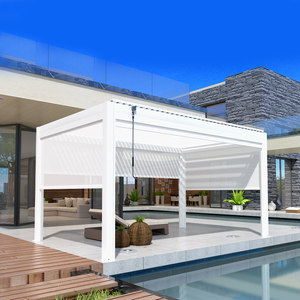 3x3 3x4 4x3 4x4 4x5 4x6 <span class=keywords><strong>6x3</strong></span> 6x4 6x4 6x5 6x6m Jardin moderne Extérieur Pergola à persiennes en aluminium Pavillon Gazebo Pergole pergola Pergola - Product Image 3