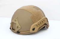 Casque d'entraînement tactique avec rail latéral et système de suspension, équipement de défense personnelle pour un entraînement sécurisé