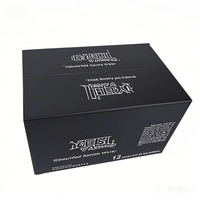 Cartón de cartón negro reciclable personalizado, paquete de 6/9/12 cajas de bebidas, cajas de embalaje de envío corrugado de vino con inserto