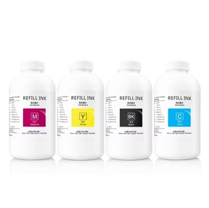 Ocbestjet 1000ml 5 colores blanco DTG tinta textil para <span class=keywords><strong>Epson</strong></span> Surecolor F2000 <span class=keywords><strong>F2100</strong></span> Dtg <span class=keywords><strong>impresora</strong></span> máquina <span class=keywords><strong>de</strong></span> impresión <span class=keywords><strong>de</strong></span> <span class=keywords><strong>camisetas</strong></span> - Product Image 1