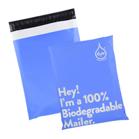 Biodégradable étanche pour sacs avec logo personnalisé et impression offset pour l'expédition de vêtements