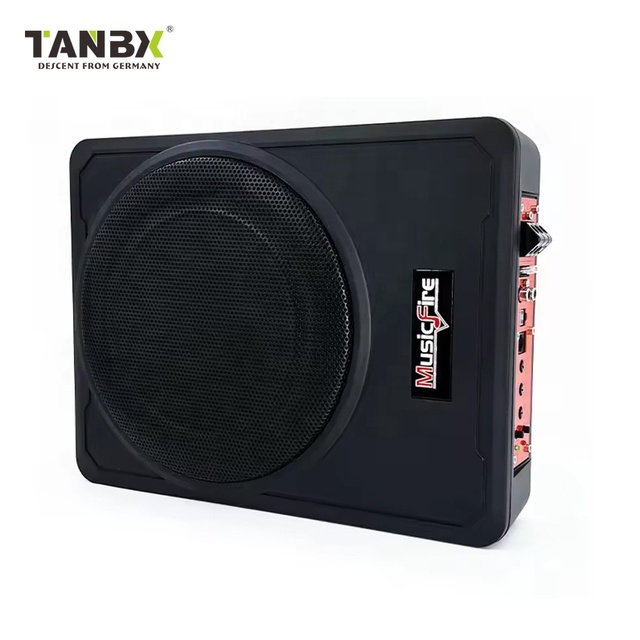 Factory Supply 8 Inch Ultra-Thin Pure Bass Car Active Slim Subwoofer under Seat Subwoofer
