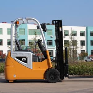 Hoogpresterende 3-wielige elektrische heftruck met contragewicht, kleine elektrische heftruck met CE-certificaat voor binnenlading - Product Image 1