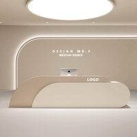 Magasin de vêtements moderne Comptoir de caisse de réception de salon Bar de beauté Bureau de réception personnalisé pour le bureau