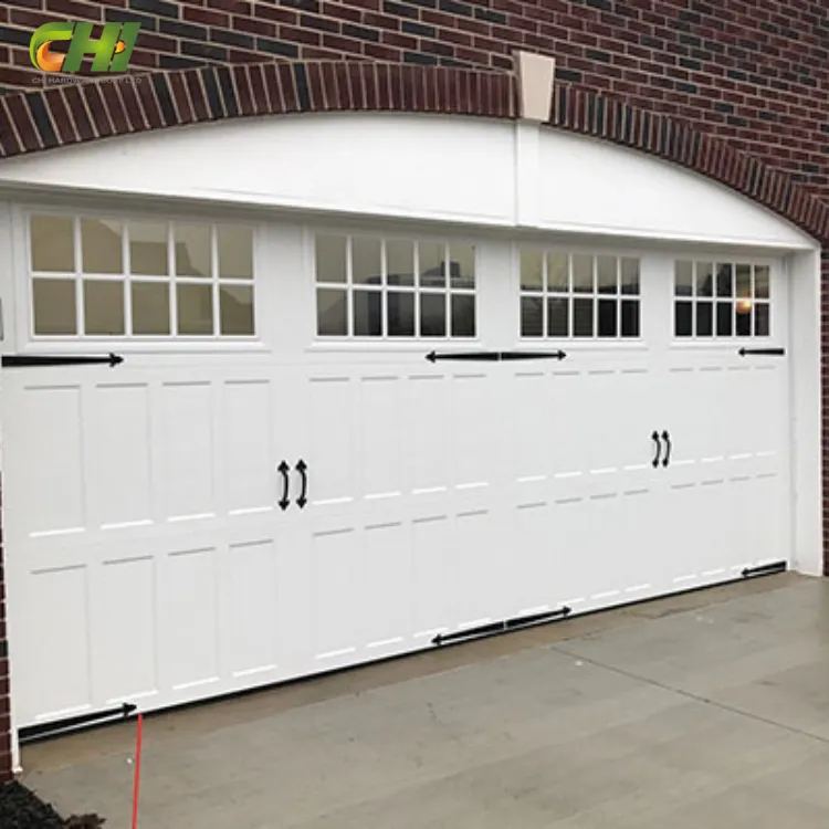 Automazione della porta del Garage isolata commerciale automatica della casa agricola isolata finestra della porta del Garage sezionale 8ft di alluminio del grano di legno