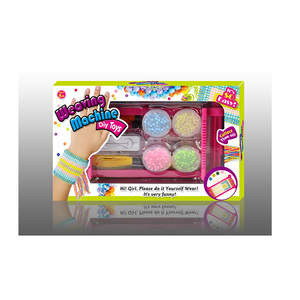 Bijoux en plastique tressés pour filles, vente en gros, bricolage de bracelets, kit de jouets, collection - Product Image 1