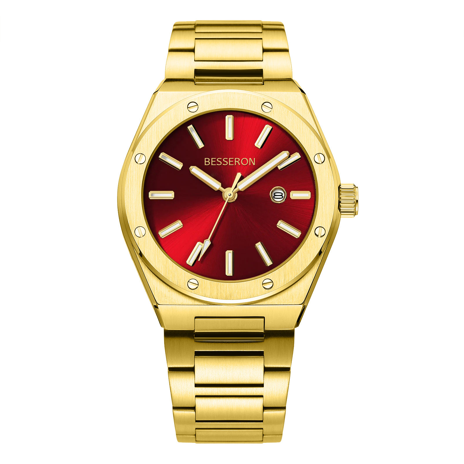 Gold men watch