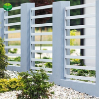 Système de clôture modulaire d'extérieur Clôture Panneaux métalliques bon marché Porte électrique Clôture de jardin de ferme Clôture personnalisée en aluminium Morden Imperméable