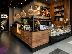 Diseño Interior Personalizado para Heladería y Solución Llave en Mano para Exhibidores de Gelato |   Diseño Moderno de Madera para Exhibición de Postres - Product Image 1