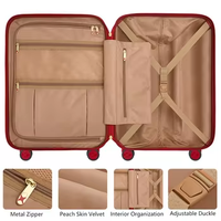 Valise à roulettes MGB personnalisée, coque rigide, 20/24 pouces, légère, avec serrure TSA, design personnalisé