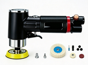 Heavy Duty 2" Straight <b>Grinder</b> 0.6MPa Working Pressure with 65pcs Consumables for Surface Preparation Maximum 15000 RPM In stock - Product Image 2