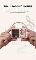 Enceinte sans fil rétro HM11, lecteur de musique classique, son stéréo, caisson de basses, enceinte portable décorative, lecteur de musique domestique BT