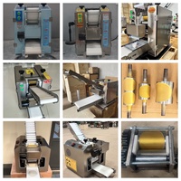 Machine à presser la pâte électrique, machine automatique pour faire des enveloppes de raviolis, machine à faire des peaux de raviolis pour raviolis, samosas, wontons, empanadas, pierogi
