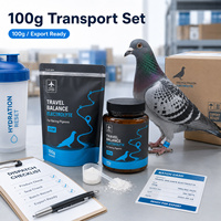 Poudre d'électrolytes pour pigeons de course pour la récupération post-course, la réhydratation rapide et le soutien énergétique – Marque privée, OEM, Usine source