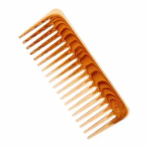 High Quality Oil tip large knife brush Hair salons use wide tooth combs Anti-static hair styling back comb Large Teeth Wide Toot