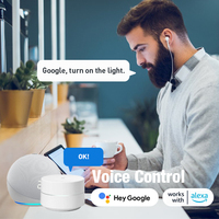 Plafonnier LED intelligent 24W WiFi CCT dimmable et coloré, contrôle vocal et via l'application Tuya, en aluminium fin RGBW, certifié CE EMC ETL, directement de l'usine