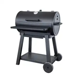 Factory Price Wholesale Trolley Pellet Stoves Outdoor Camping Wood Cooking Stove Charcoal Kebab Grill