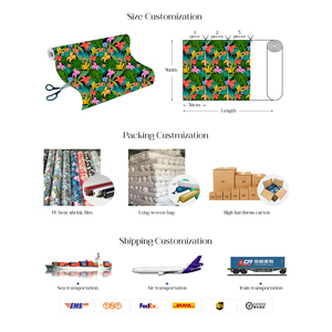 Usine professionnelle personnalisée motif de Noël impression numérique <span class=keywords><strong>tissu</strong></span> tissé extensible dans les quatre sens pour chemises de vacances - Product Image 3