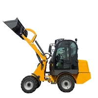 Minicargadora de Ruedas Eléctrica Articulada de 0.5T~1T para Jardín, Granja y Uso Agrícola, con Batería, en Venta