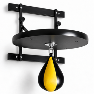 Adjustable Height Punching Ball PU Leather Speed Bag Steel Tube Wall Mounted Boxing Training Equipment - Product Image 1